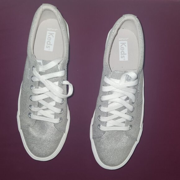 Keds Jump Kick Gray  Women Size 7.5 Pre Owned  Excellent  Condition - Picture 5 of 8